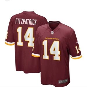 NFL Washington Football Ryan Fitzpatrick Nike Burgundy Game Player Jersey Sz Lg